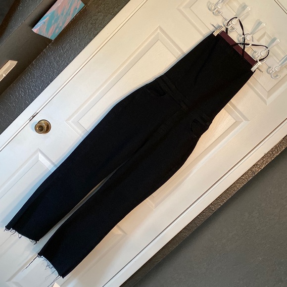 MOTHER TIE BACK HUSTLER ANKLE FRAY JUMPSUIT in NOT GUILTY - Picture 2 of 6